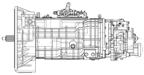 Коробка передач МАЗ 12JSDX240TA+QH70+QJZ20-G28848