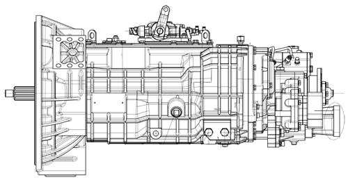 Коробка передач МАЗ 12JSDX240TA-G28848