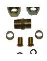 Ремкомплект фурнитуры трубки ПВХ 12 мм полный (9 деталей)